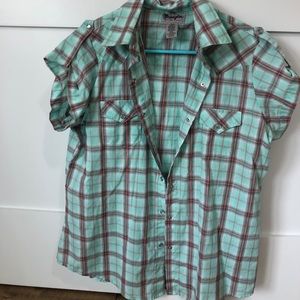 Wrangler Short Sleeve Button Down